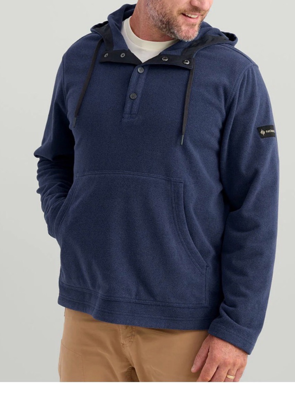 NWT Nomad STILL TRAD SNAP FLEECE HOODIE Men’s Size Xl